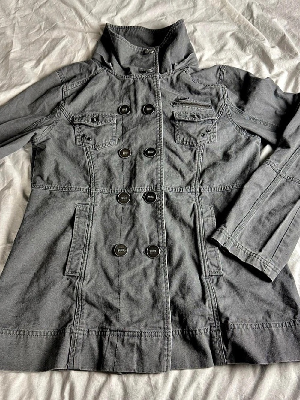 Hurley Utility Jacket in Gray Size Medium